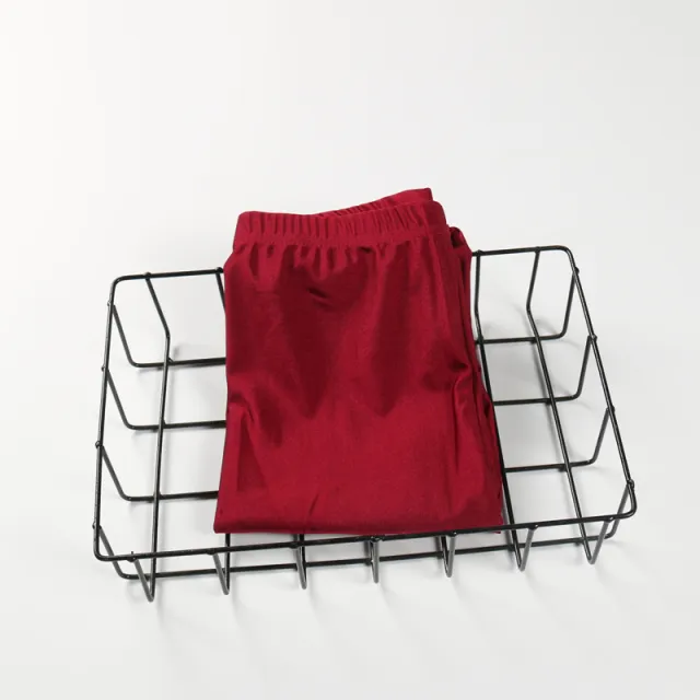 Women's Slim Cropped Leggings Thin Wine Red - Shop at LoveMi
