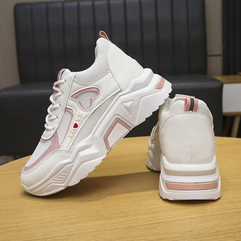 Women's Spring Casual Sports Low-top Platform Height Increasing Skinny
