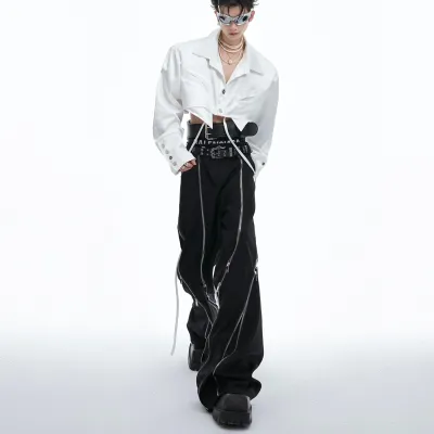 Fashion And Comfort Draping Casual Trousers For Men