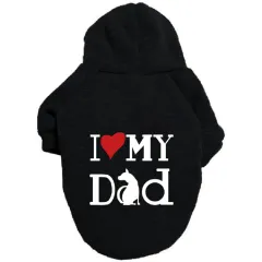 Large, Medium And Small Dogs Pet Sweater Pet Clothing Clothing - Love Dd White Label Black - View 1