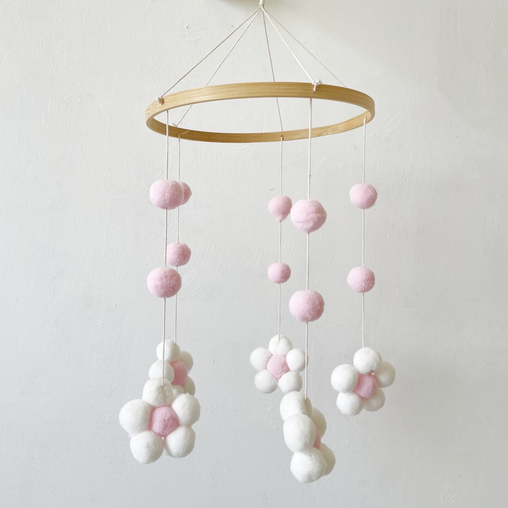 Light Pink Flower Wind Chimes