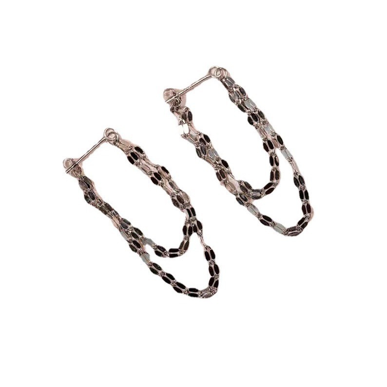 Simple Tassel Chain Earrings For Women