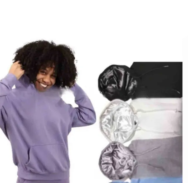 Autumn And Winter New Solid Color Pullover Round Neck Long Sleeves Casual Loose Sweatshirt Light Purple - Shop at LoveMi