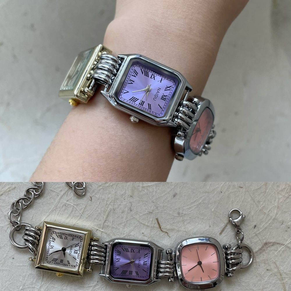 Niche Watches Clocks Bracelets Punk Vintage Retro Style