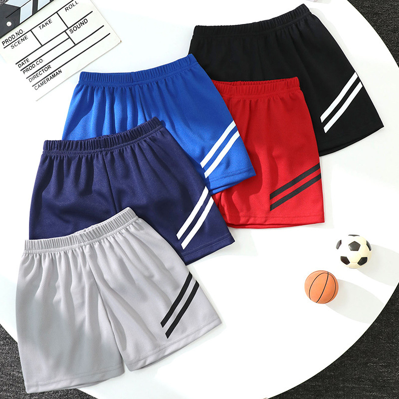 Children's 5-piece Multi-color Quick-drying Sports Shorts In Summer