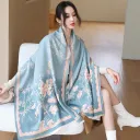 Bamboo Shadow Sky Blue