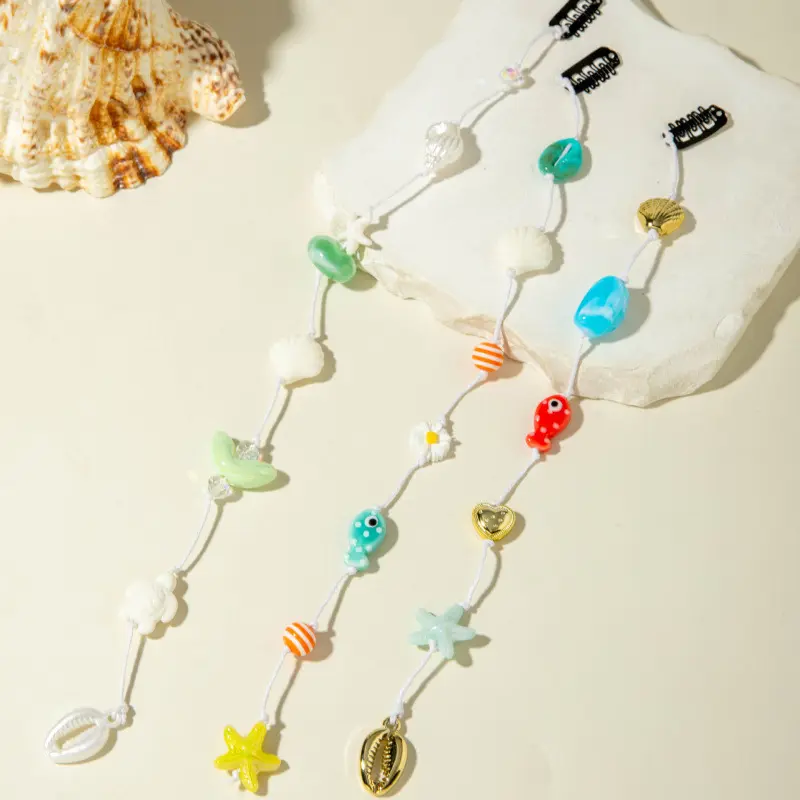 Fashionable Beach Conch Shell Braided Hair Ornament