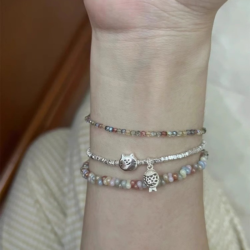 Year-old Fish Not Specification Small Pieces Of Silver Bracelet Design