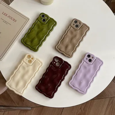 Niche Ins Wind Wave Shell Phone Case