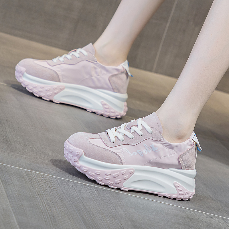 Versatile Womens Breathable Round-toe Sneakers