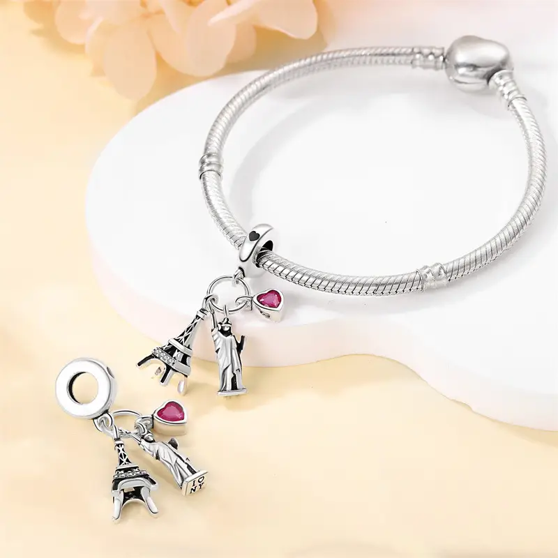 World-Famous Architectural Night-Glow Landmark Bracelet Bead Accessories