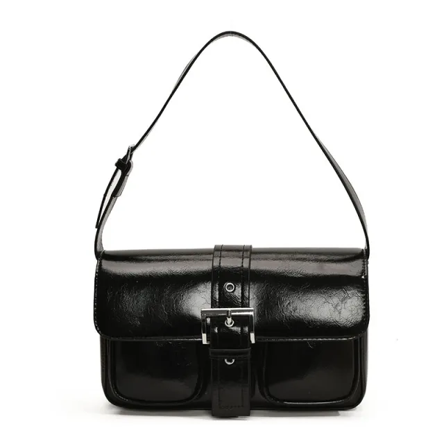 Simple Design Women's Bag Shoulder Fashion Handbag Black - Shop at LoveMi