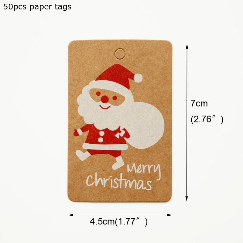 50 Santa Claus Tags