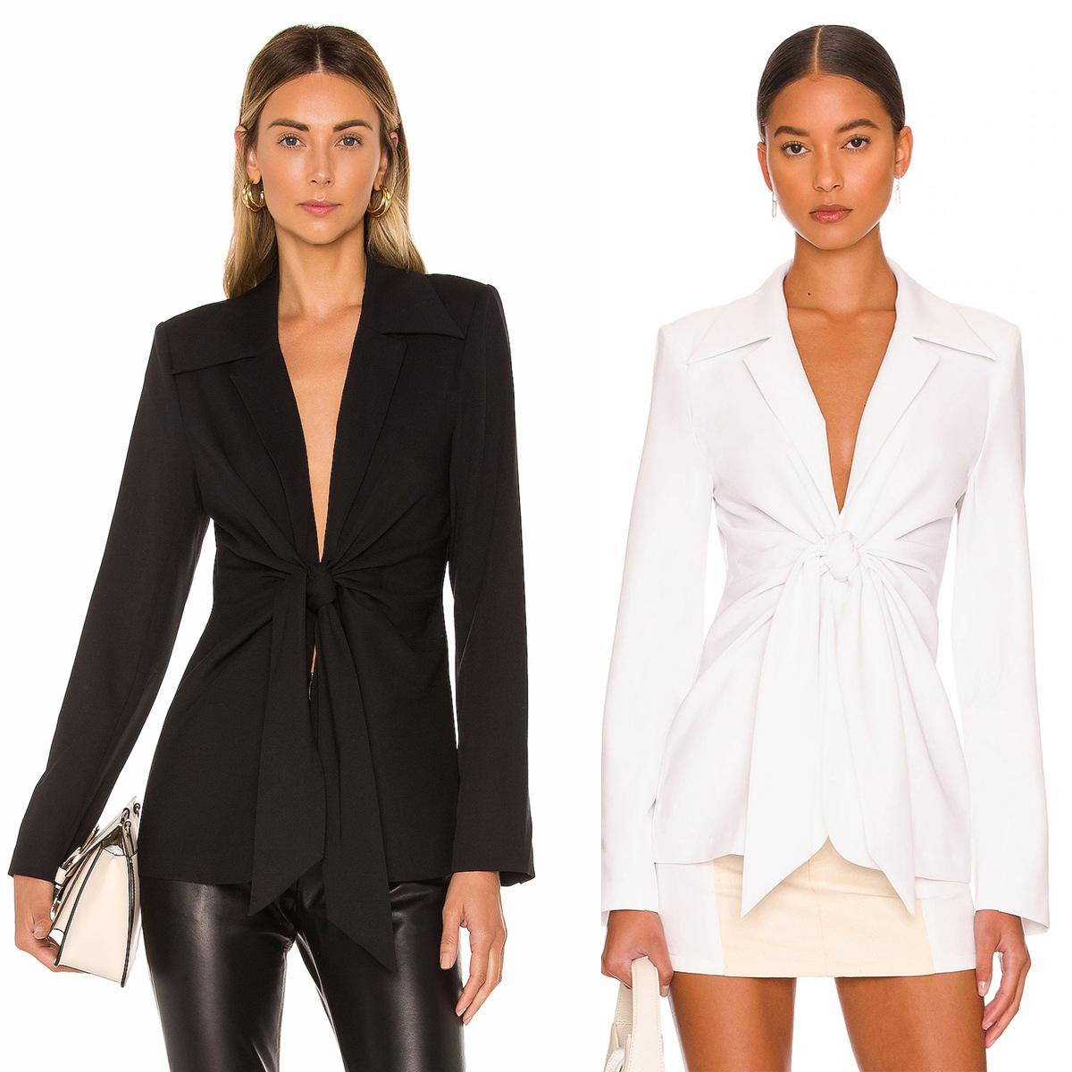 Autumn And Winter New Lapel Long Coat Suit