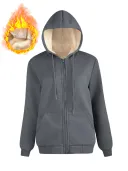 Dark Gray Threaded Zipper