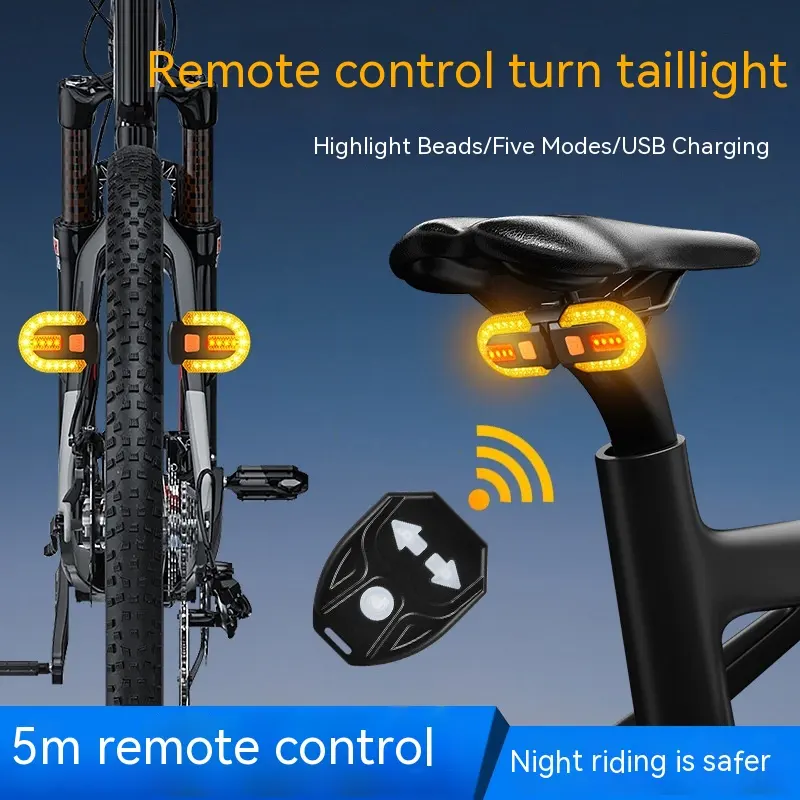 Bicycle USB Charging Wireless Remote Control Steering