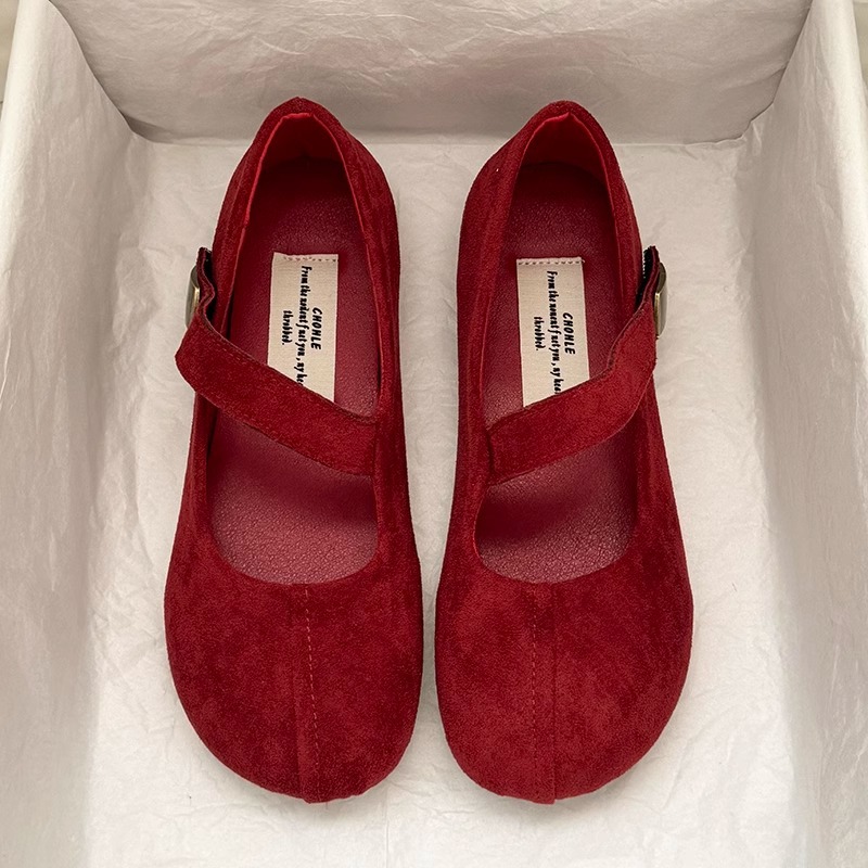 Retro French Flat Low-cut Shoes Women — foto 6