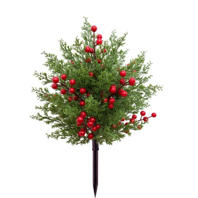 Decorative Outdoor Artificial Flower Bonsai Christmas Arrangement Green - Shop at LoveMi