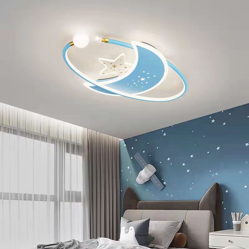 Children’s Room Lamp Creative Moon XINGX Cloud Bedroom Ceiling Lamp