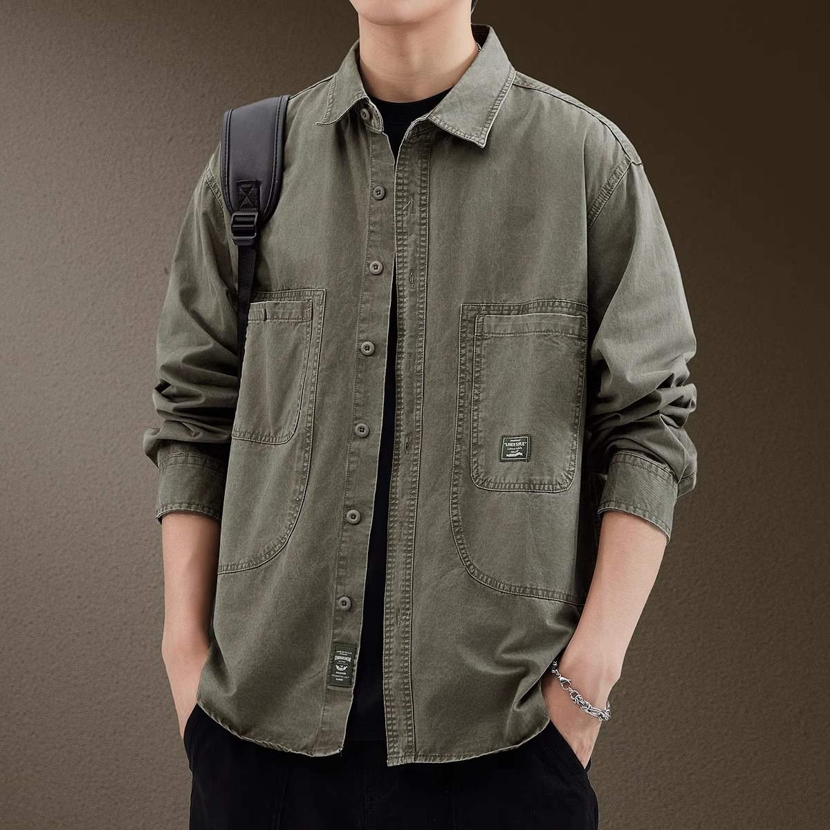 Men's Retro Trendy All-Match Casual Shirt