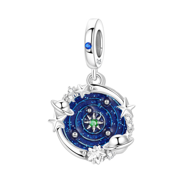 Starry Sky Astronaut Diy Bracelet String Beads Pendant