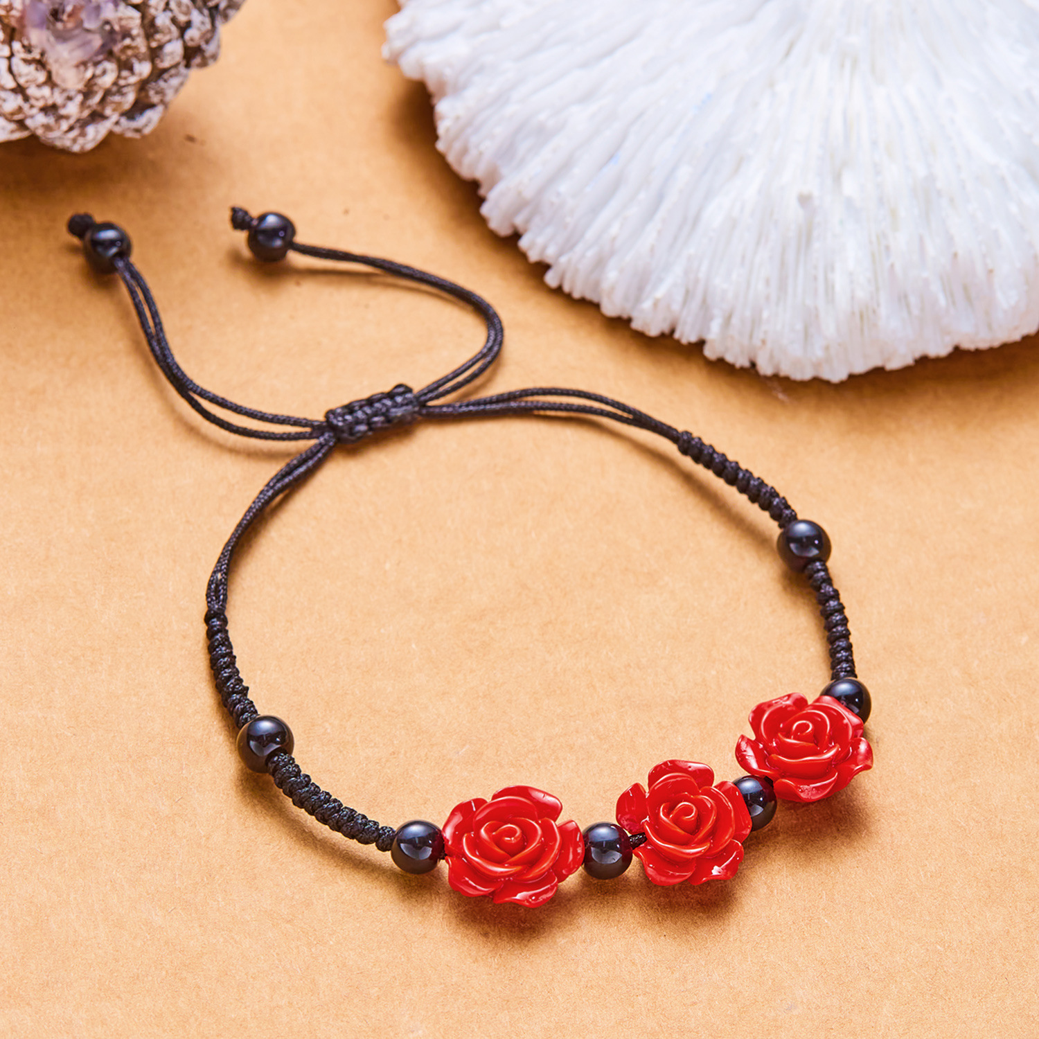 Flower Bracelet Creative Ethnic Rose Beads