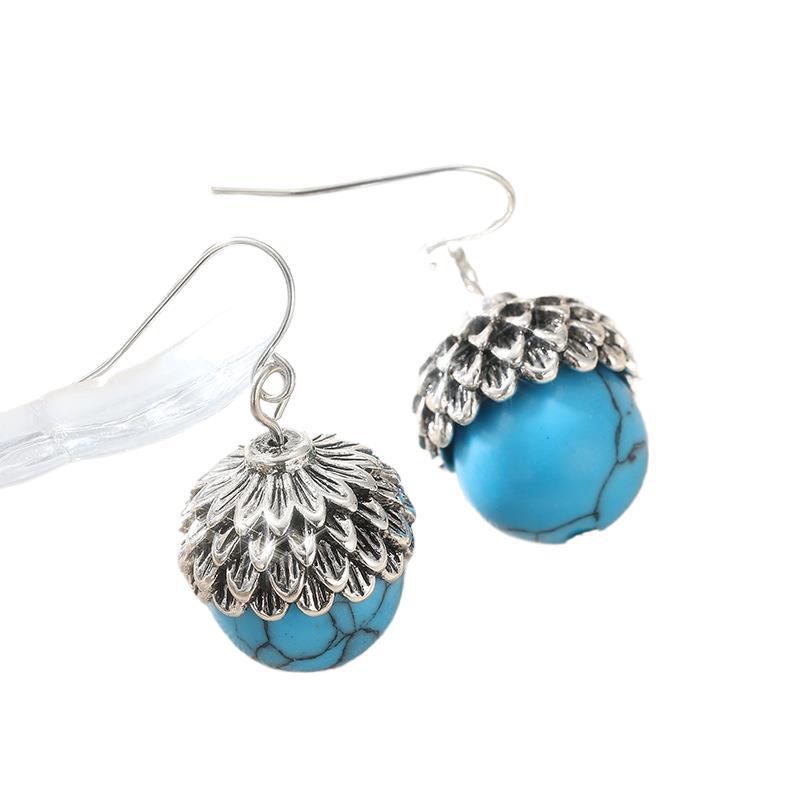 Retro Multi-Layer Bamboo-Strand C-Shaped Earrings With Micro-Pave Zirconia Settings