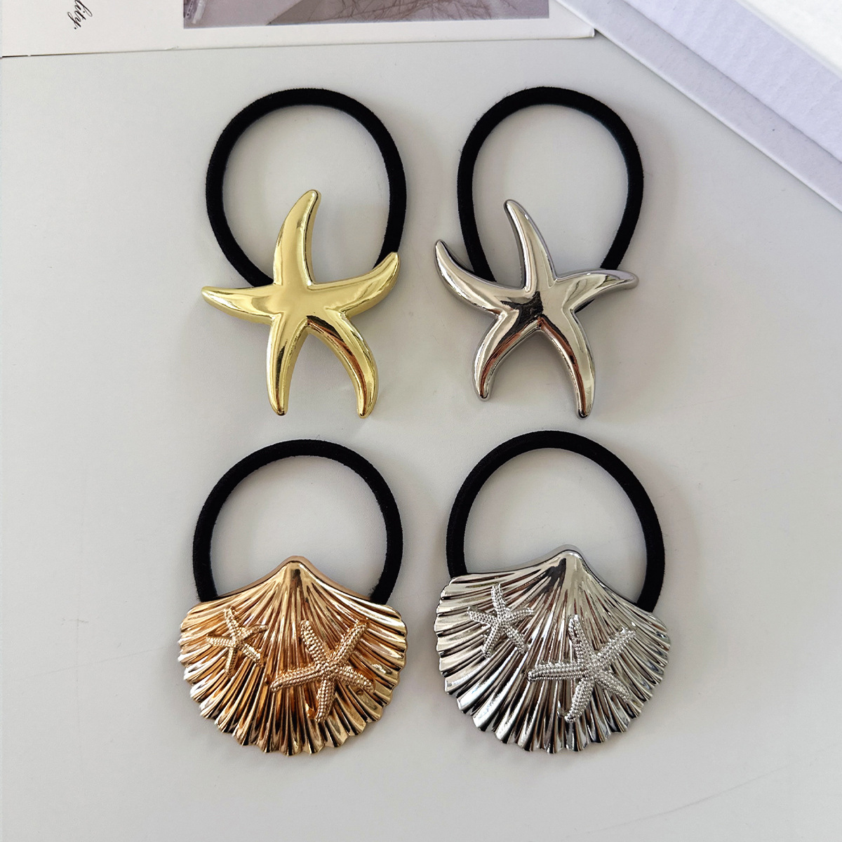 European And American Alloy Ponytail Hair Tie For Women Simple And Stylish Headwear