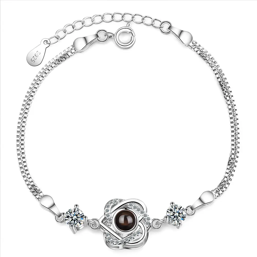 Love Memory Projection Heart-shaped Bracelet
