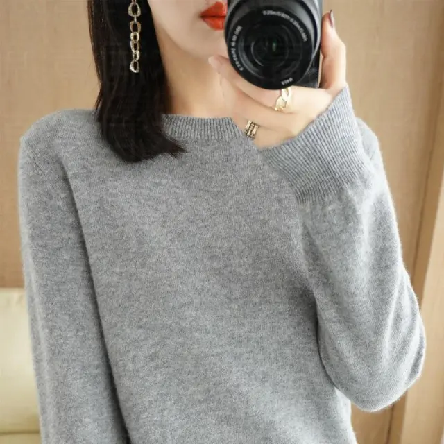 Women's Clothing Thin Inner Match Short Bottoming Shirt Gray - Shop at LoveMi