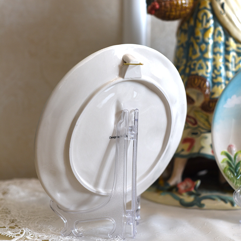 Lily Flower Ceramic Wall Plate Decor For The Home