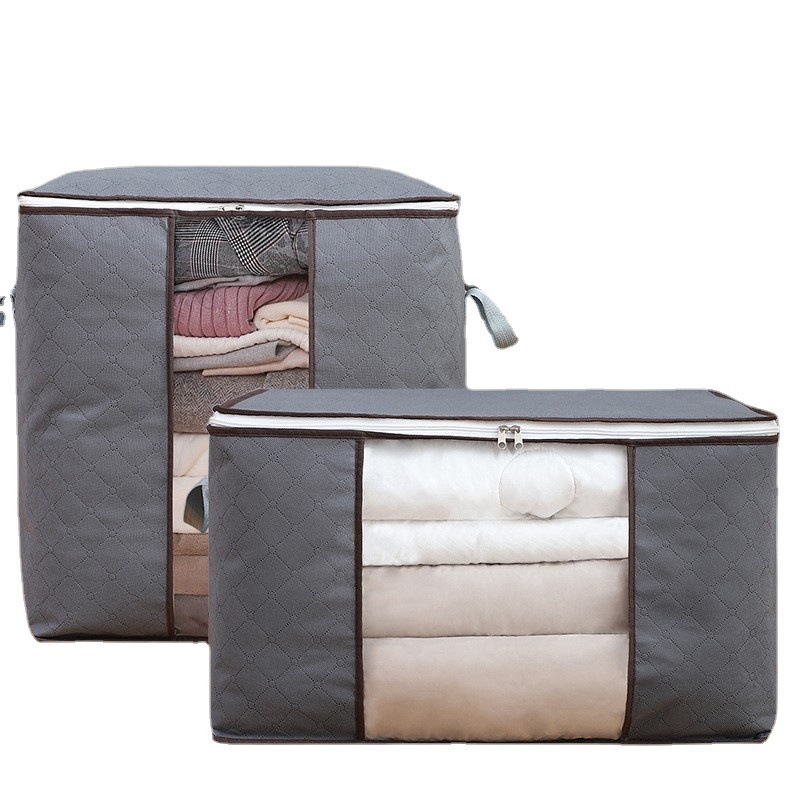 Non-woven Fabric Patchwork Storage Bag Rectangular Shape
