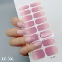 Manicure Full Stickers Solid Color 16 Small Stickers European And American Simple Nails view 1