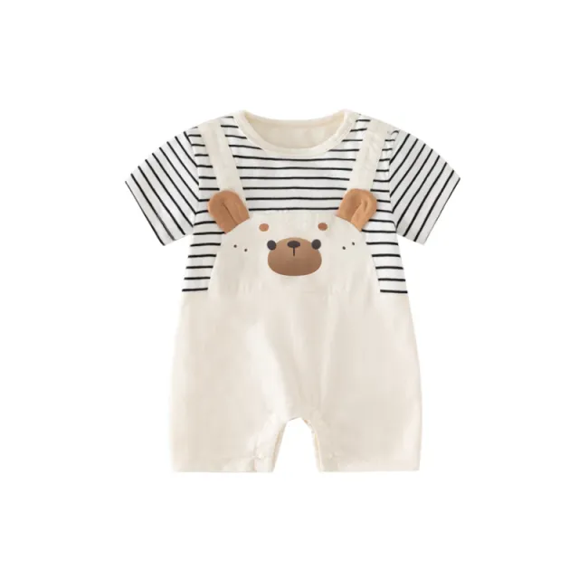 Summer Short sleeve Baby Jumpsuit Short Sleeved One Piece 80Cm - Shop at LoveMi