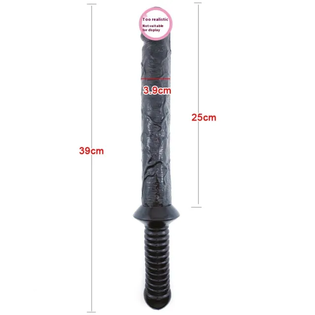 Big Sword Weapon Modeling Simulation Dildo Toy Mid Length Black - Shop at LoveMi
