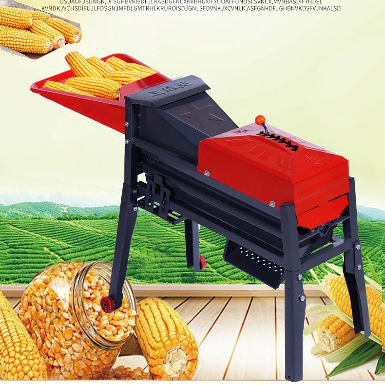 Double Roller Corn Thresher Electric Small Corn Shelling Threshing