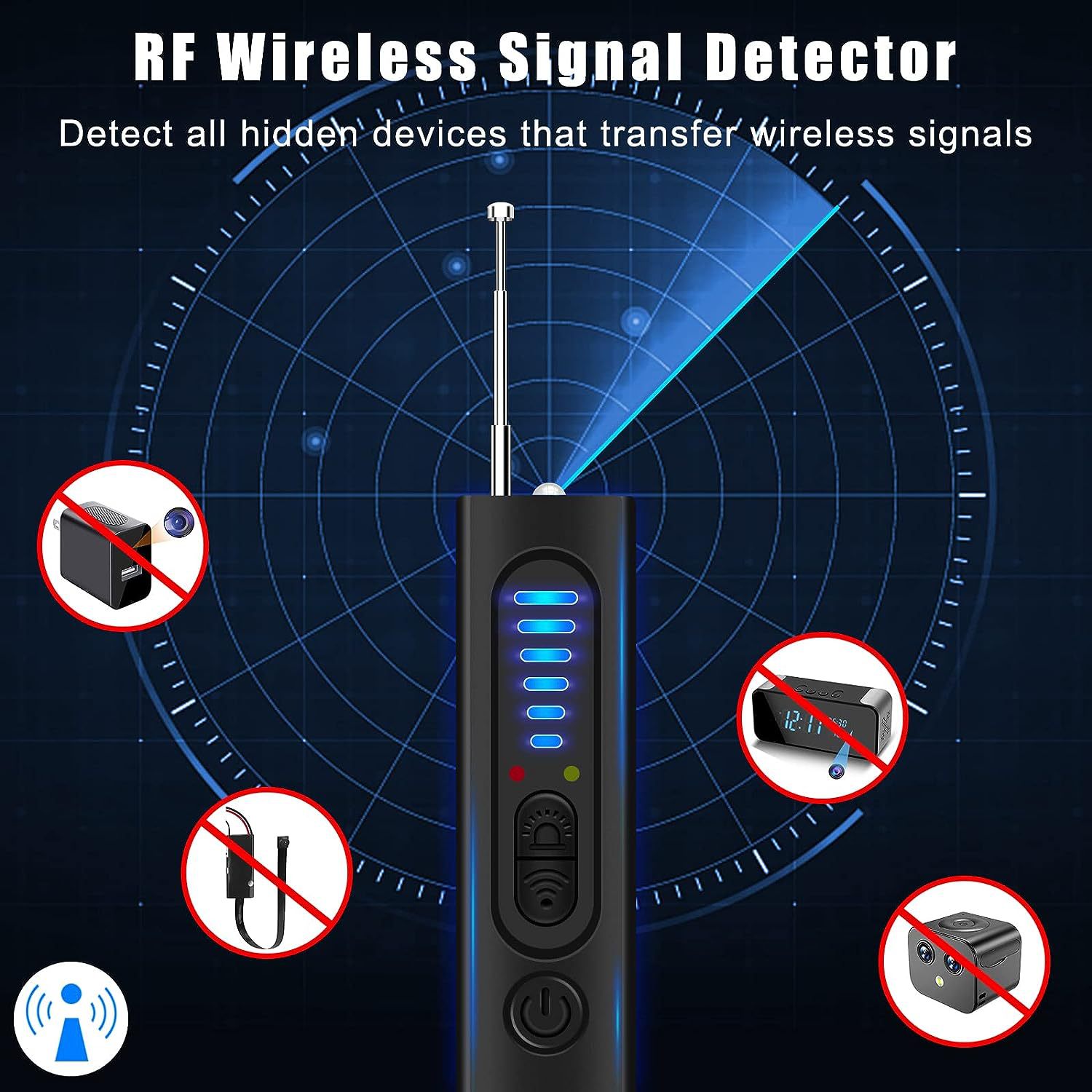 Wireless Signal Detector Hotel Surveillance Camera Anti-theft Shooting