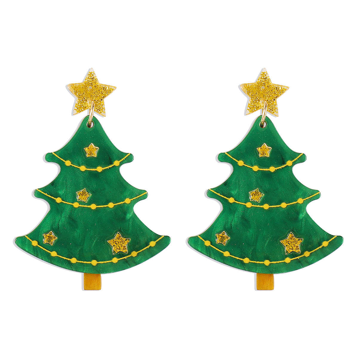 Christmas Tree Earrings Creative Minority Fashion