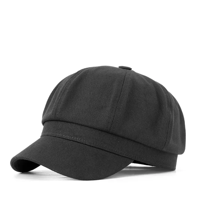 Women's Fashion Short Brim Outdoor Painter Beret Black - Shop at LoveMi
