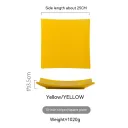 10 Stripes Square Plate Yellow