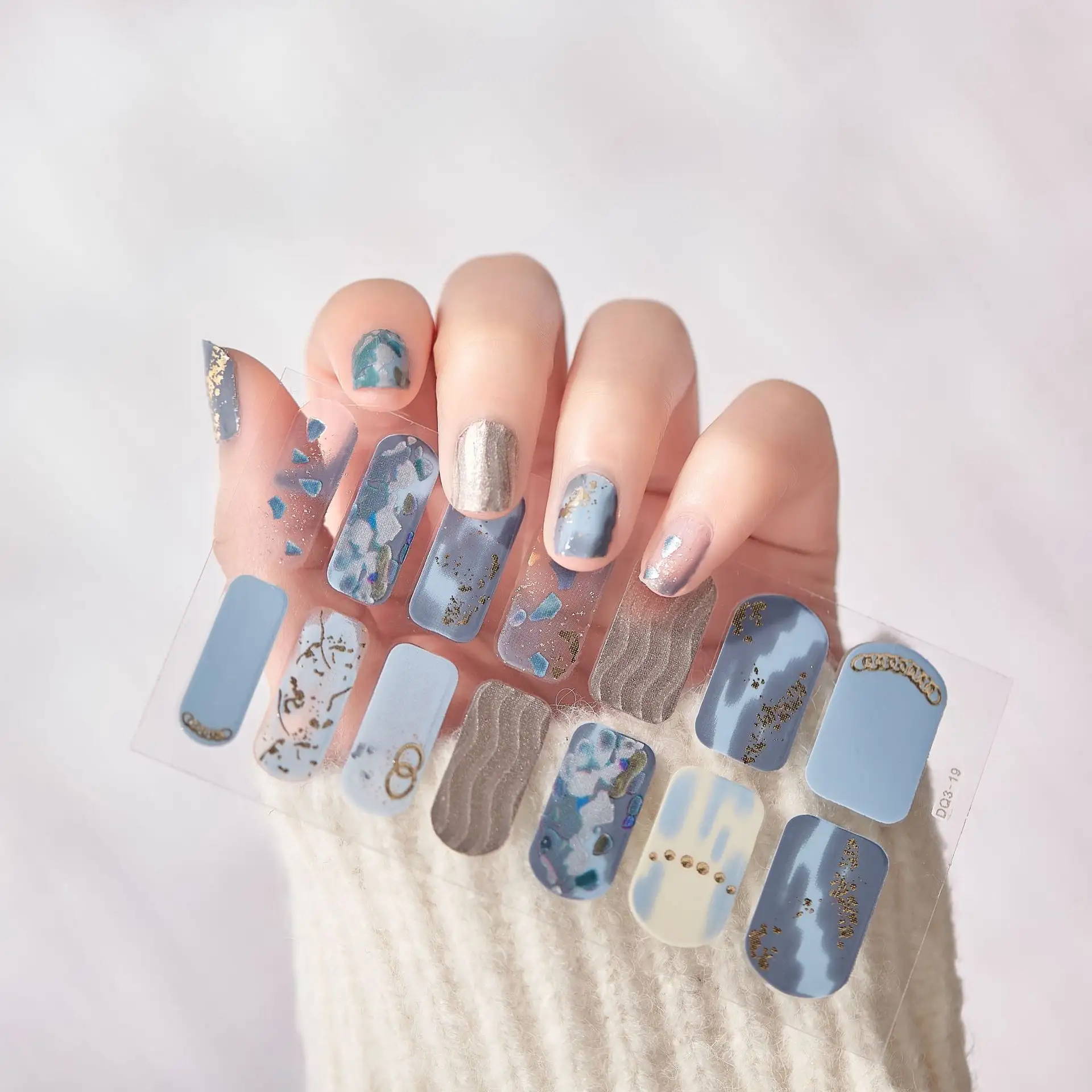 Nail Stickers Factory Direct Sales Bronzing Laser