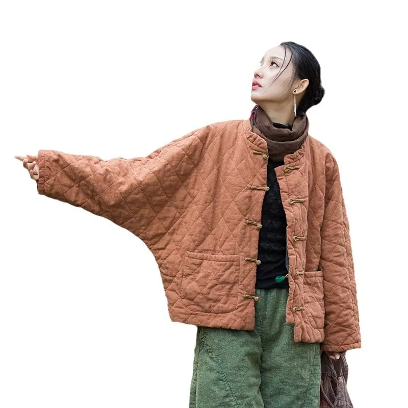 Artistic Personality Wandering Style Women's Cotton Padded Clothing