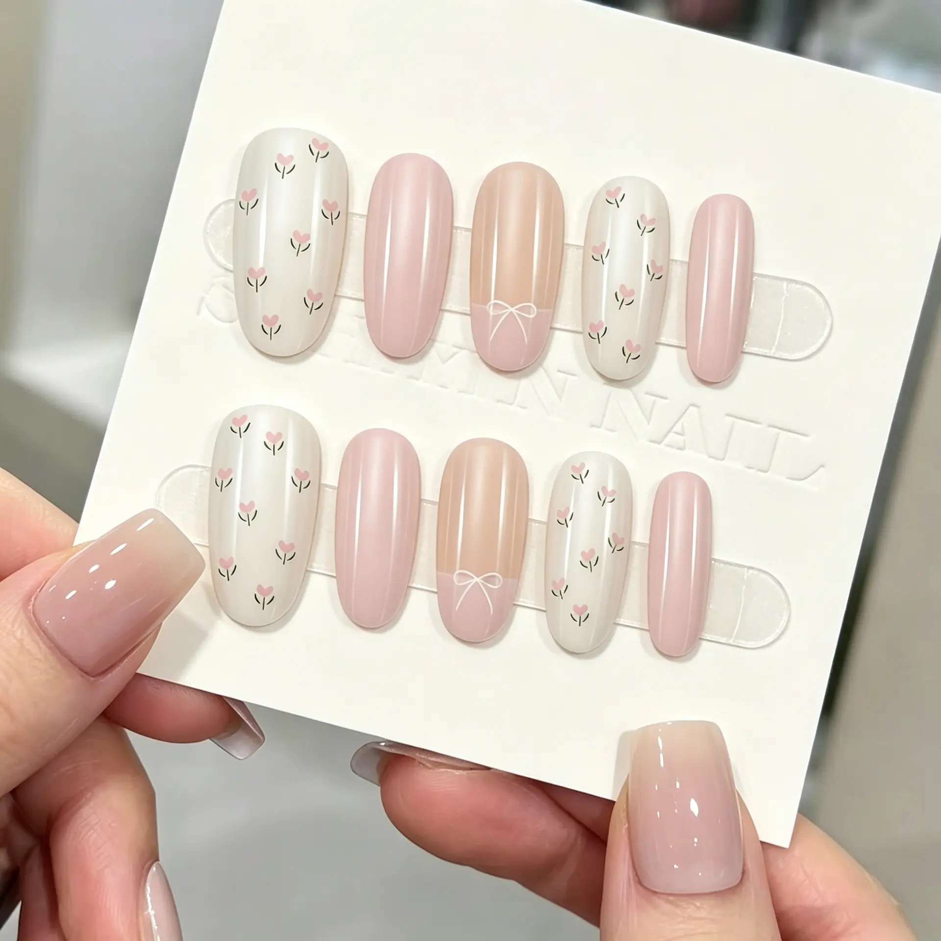 Wearable Patch Handmade Nail Tips