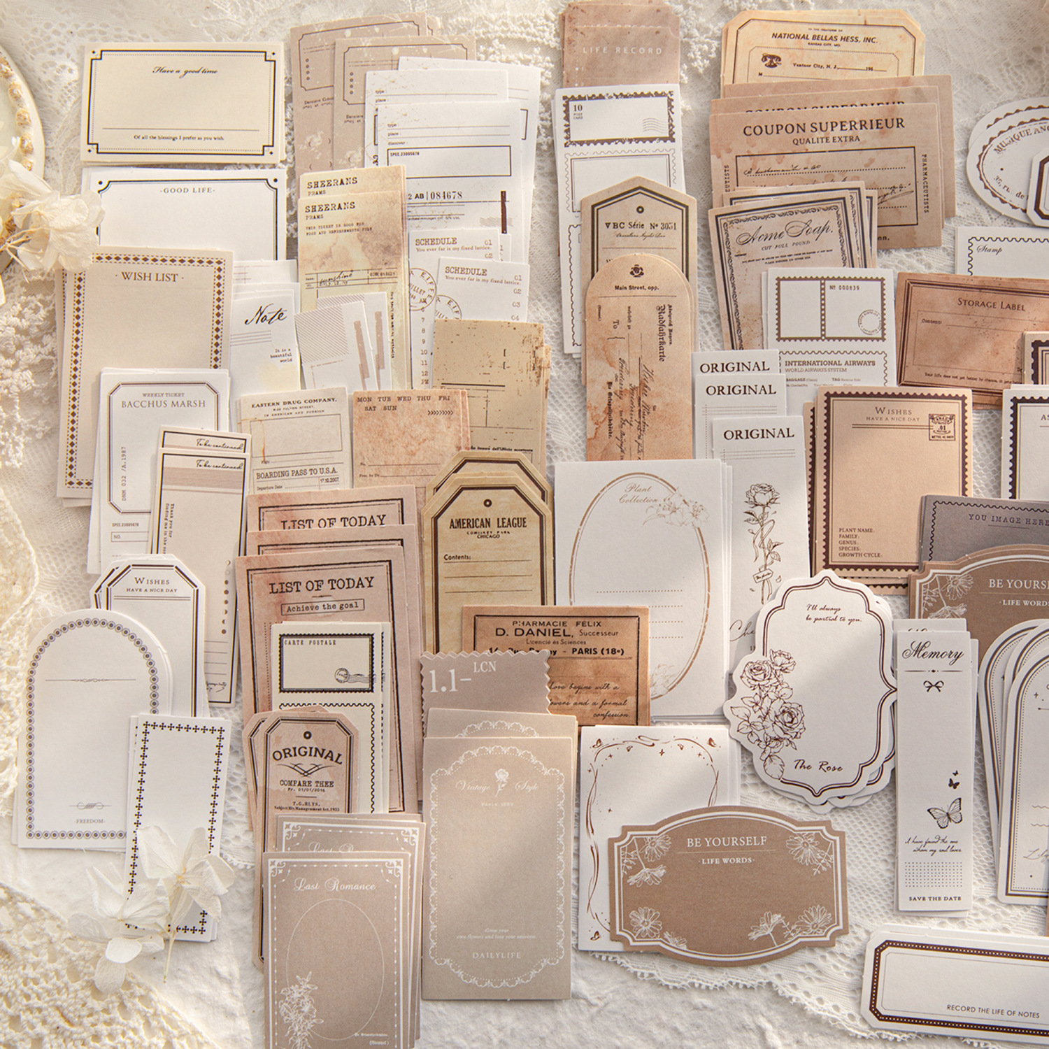 Matchbox Stickers Vintage Sticky Notes Hand Account DIY Material