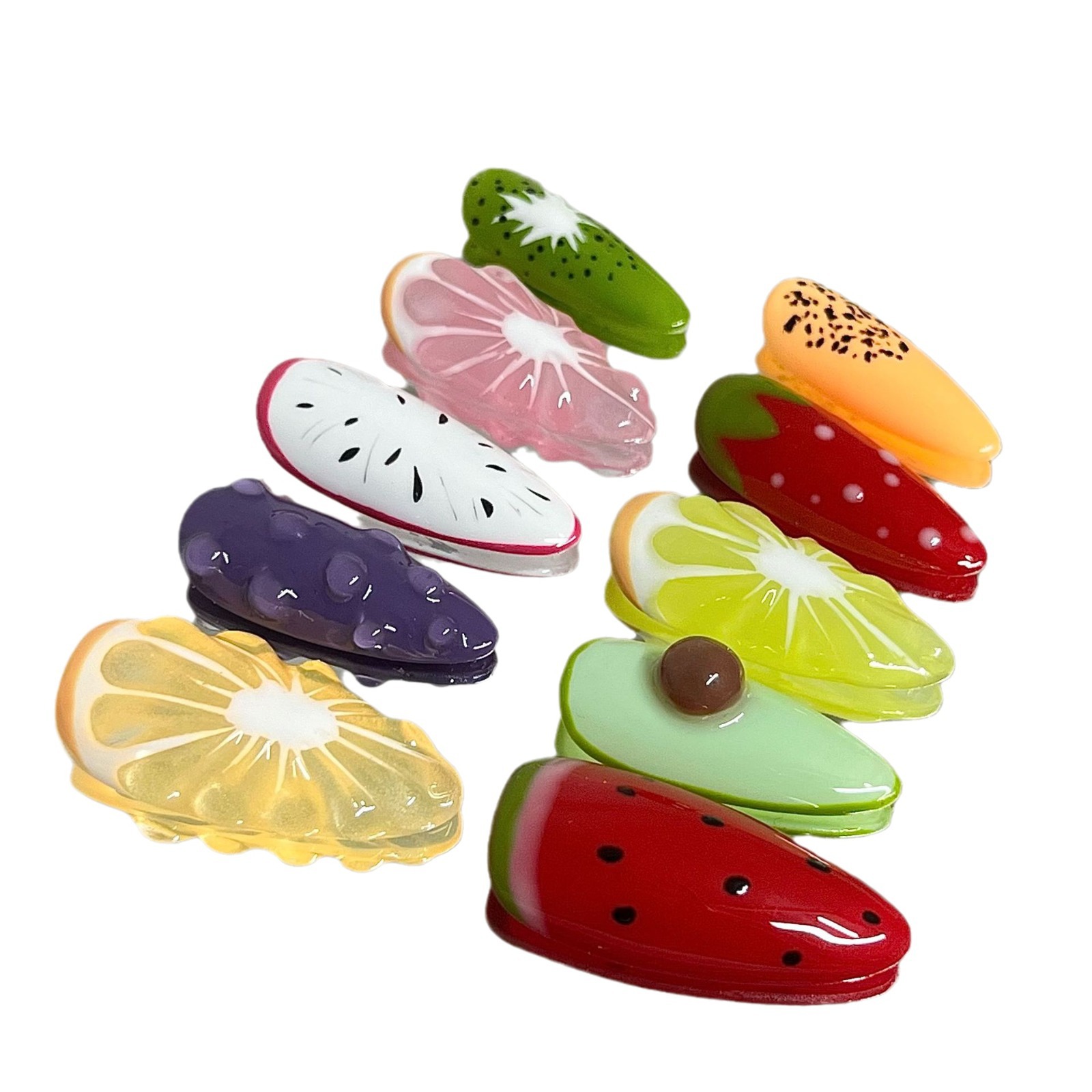 Cute Cartoon Removable Nail Stickers Featuring Lemons