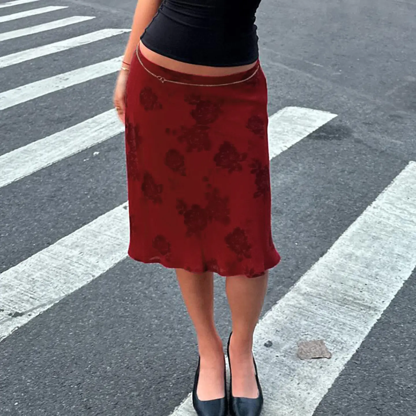 French-style Elegant Versatile Figure-flattering Skirt