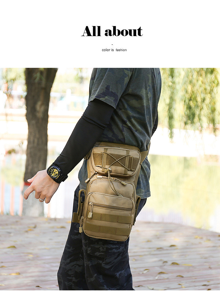 Multifunctional Mobile Waist Bag Men's Outdoor Tactics Leg Bag — foto 8
