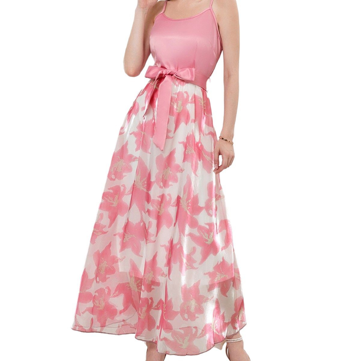 Women's Mid-waist Printing Slip Dress