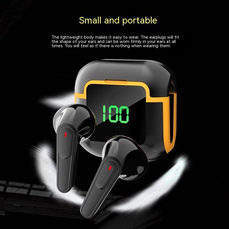 Wireless Binaural New Smart Digital Display Noise-reduction Bluetooth Headset - Image 6