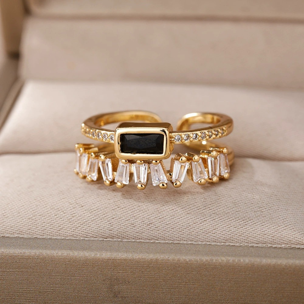 European And American Double-layer Ring 6